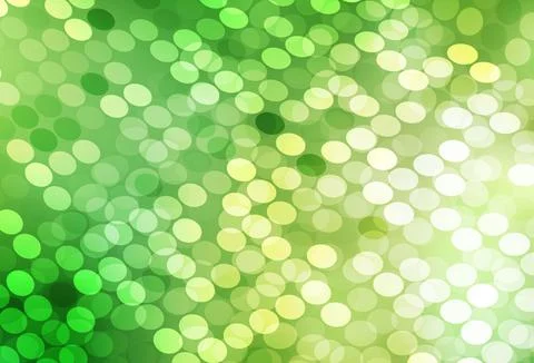 Light Green, Yellow vector template with circles. Stock Illustration