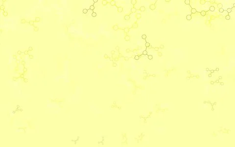 Light Green, Yellow vector template with artificial intelligence structure. Stock Illustration
