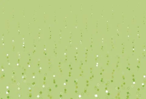Light Green, Yellow vector template with square style. Stock Illustration