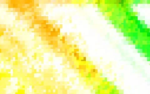 Light Green, Yellow vector template with rhombus. Stock Illustration