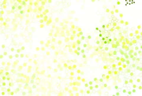 Light Green, Yellow vector texture with artificial intelligence concept. Stock Illustration