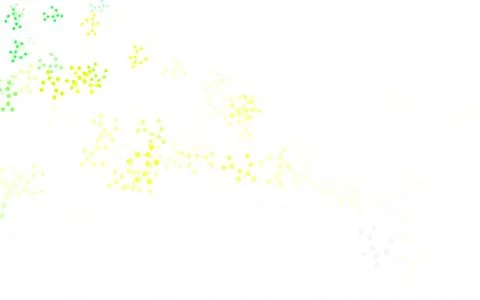 Light Green, Yellow vector texture with artificial intelligence concept. Stock Illustration