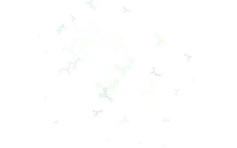 Light Green, Yellow vector texture with artificial intelligence concept. 스톡 일러스트