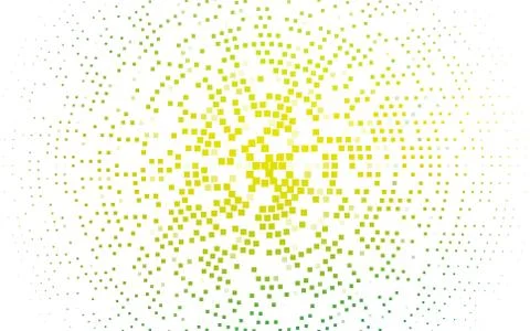 Light Green, Yellow vector texture in rectangular style. Stock Illustration