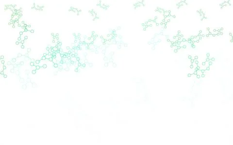 Light Green, Yellow vector texture with artificial intelligence concept. Stock Illustration