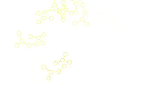 Light Green, Yellow vector texture with artificial intelligence concept. Stockillustratie