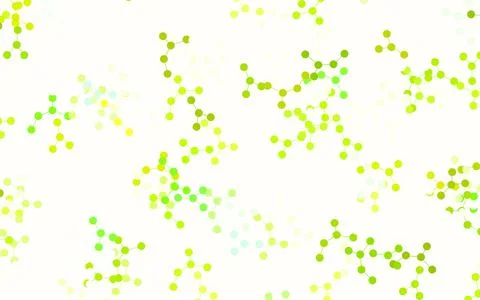 Light Green, Yellow vector texture with artificial intelligence concept. Stock Illustration