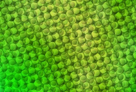 Light Green, Yellow vector texture with disks. Stock Illustration