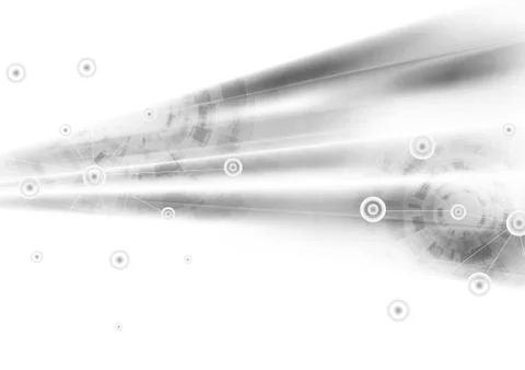 Light grey abstract technology background Stock Illustration