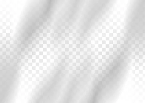 Light grey and white smooth glossy transparent waves abstract background Stock Illustration