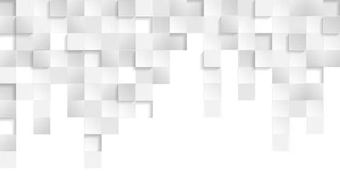 Light grey glossy mosaic squares abstract geometry background Stock Illustration