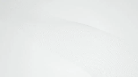 Light grey line ribbon flows diagonally in a seamless loop Stock Footage 341070704