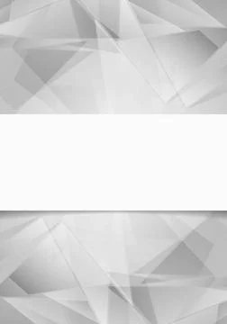 Light grey low poly tech background Light grey low poly tech background. V... Stock Photos