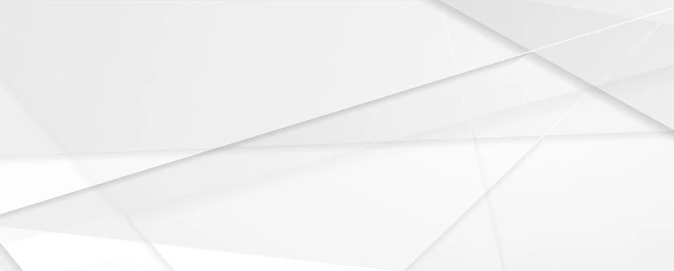 Light grey minimal polygonal tech abstract background Stock Illustration