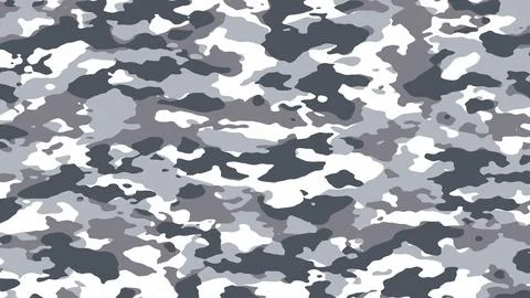 Light grey or black white camouflage. Military camouflage. Stock Illustration