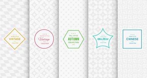 Light grey seamless patterns for universal background 库存插图