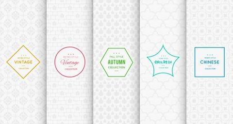 Light grey seamless patterns for universal background 库存插图