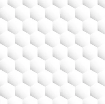 Light grey seamless vector hexagonal pattern background Stock Illustration
