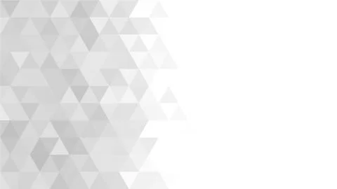 Light Grey, Silver, Triangular  low poly, mosaic pattern background, Vector p Stock Illustration