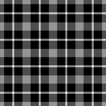 Light grey tartan vector seamless pattern Illustrazione stock