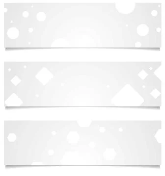 Light grey tech geometric banners Light grey tech geometric banners Copyri... Foto stock