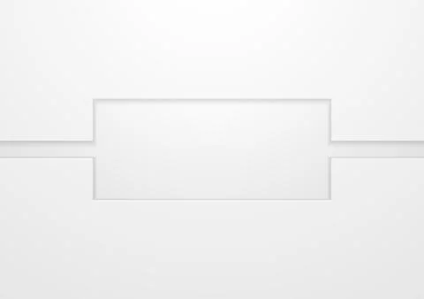 Light grey tech geometric minimal abstract background Stock Illustration