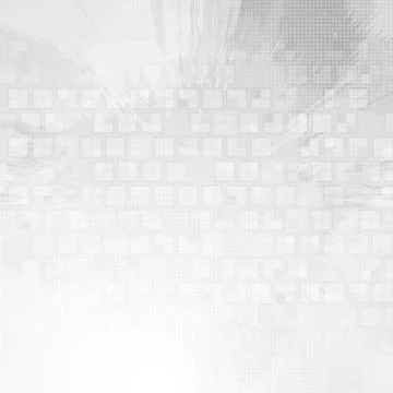 Light grey tech grunge background Stock Illustration