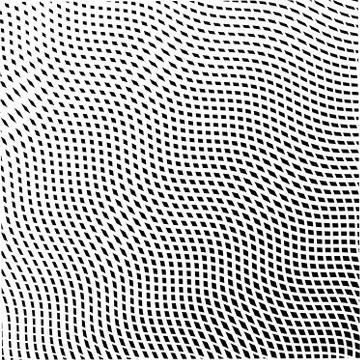 Light grid monochrome texture from wavy cross lines. Stock Illustration