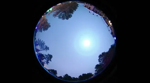 Light Halo around the moon Stock Footage 54746531