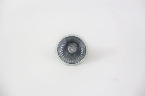 Light halogen spot isolated on white background Foto stock