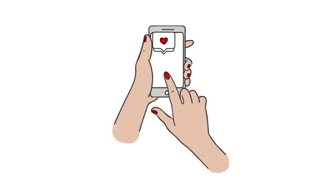 Light hands and smartphone 4K Stock Footage 222809969