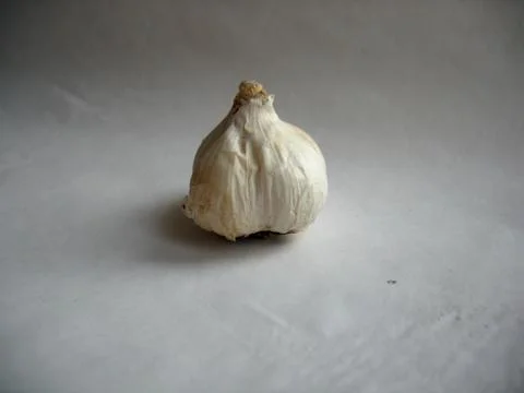 Light head of garlic Stock Photos