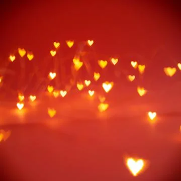 Light heart background Stock Photos
