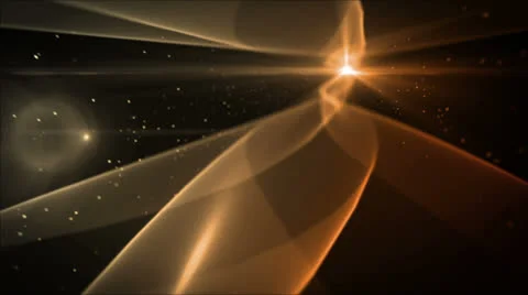 Light Of Heaven Amber Orange Stock Footage 25982011