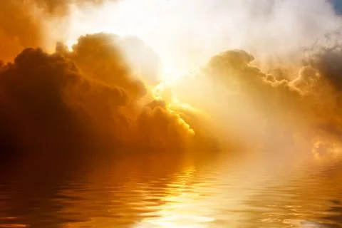 Light from heaven Illustrazione stock