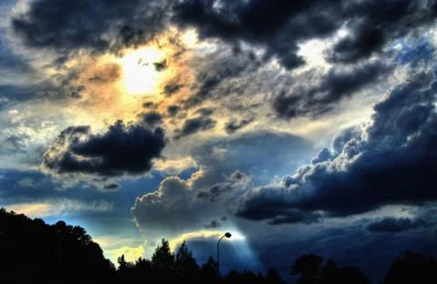 Light from heaven Stock Photos