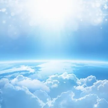 Light from heaven Foto stock
