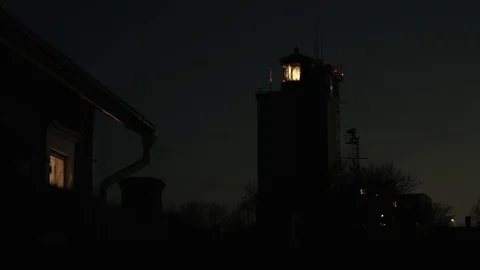 Light house after sunset Video stock 94684023