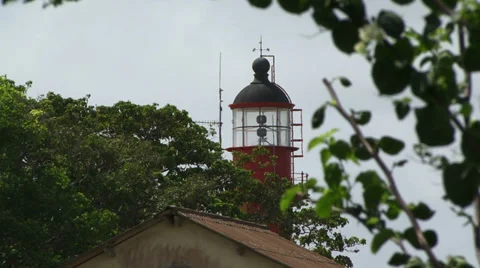 Light house on Devils Island Stock-Footage 33841036