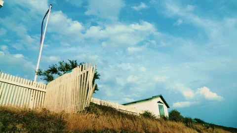 Light house in Helnaes Stock Footage 129051960