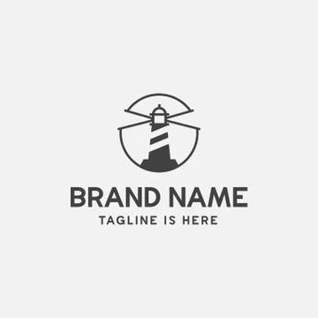 Light house icon vector Stock Illustration