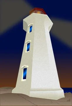 Light House Stock Illustration