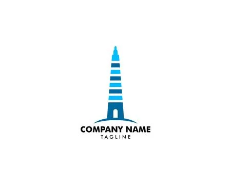 Light House Logo Template icon vector illustration Stock Illustration