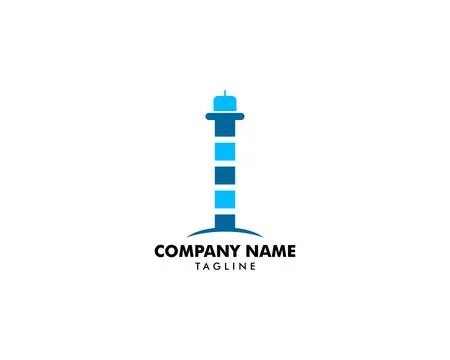 Light House Logo Template icon vector illustration Stock Illustration