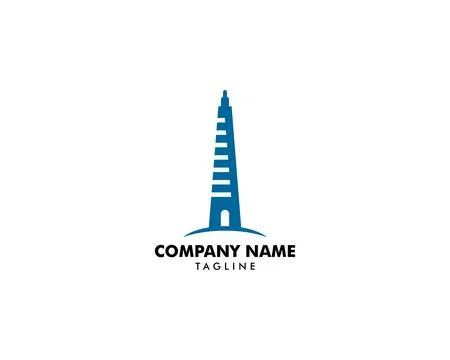 Light House Logo Template icon vector illustration Stock Illustration