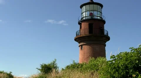 Light house Martha's Vineyard; 8 Stock Footage 12279471