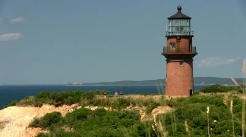 Light house Martha's Vineyard Stock Footage 12279025