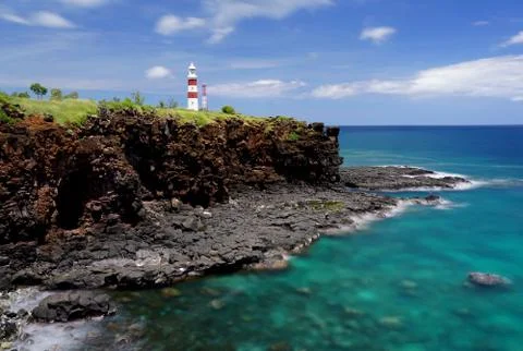 Light house in Mauritius 스톡 사진