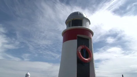 Light House Montage Stock Footage