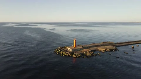 Light house panorama Stock Footage 159278198
